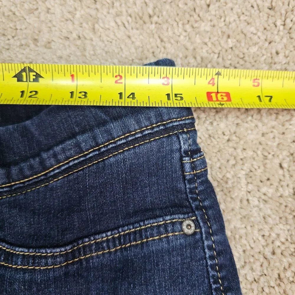 Signature Levi Strauss Pull-On Skinny Jeans Dark Wash Women’s 12/31 Stretch - Picture 11 of 14